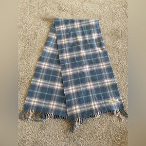 Blue Burberry London cashmere scarf fair condition
